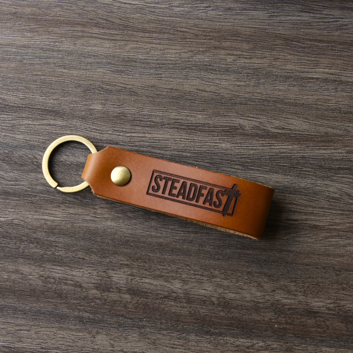 Custom Order Leather Keychains | Steadfast