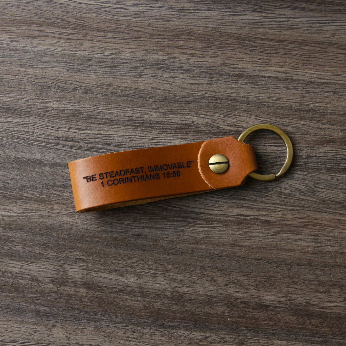 Custom Order Leather Keychains | Steadfast